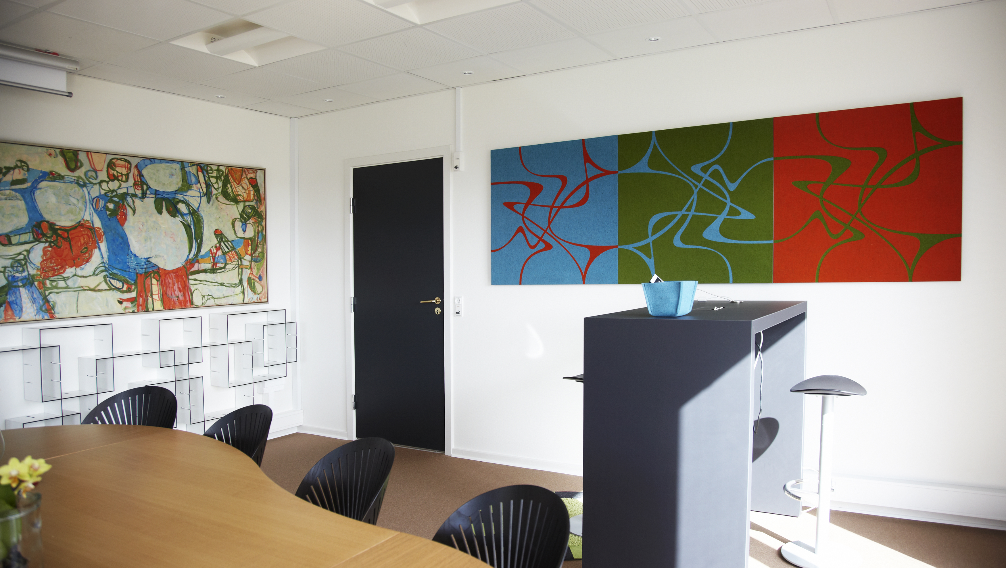 Filtmønster twister mødelokale